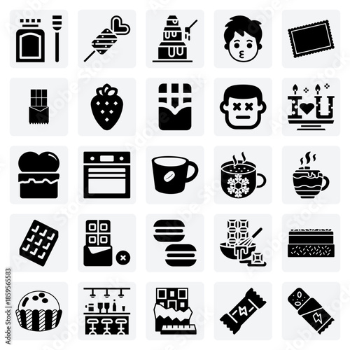 Romantic Desserts And Valentine'S Day Sweets – Chocolate Kisses, Cookies, And Strawberries For Love, Romance, And Celebration Designs.