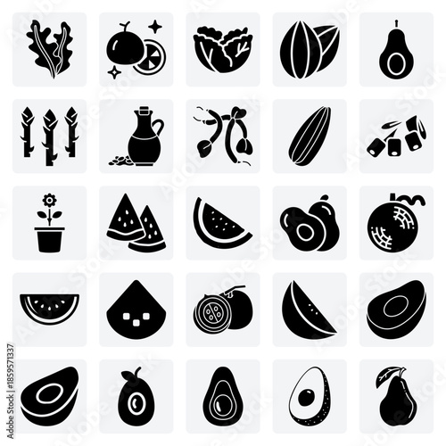 Plant-Based Nutrition And Whole Foods – Leafy Vegetables, Fresh Fruits, And Seeds For Vegan And Vegetarian Lifestyle Designs.