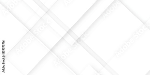Abstract background with white and gray color technology modern background design . Geometric background with squares in bright light with soft shadows as pattern. Template for branding business .