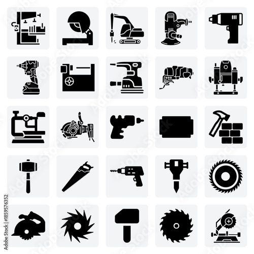 Home Improvement And Diy Power Tool Kit – Orbital Sander, Plunge Router, And Chop Saw For Various Tasks.