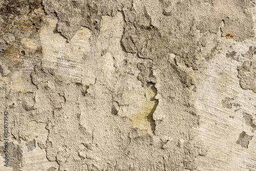 Peeling paint work on a wall
