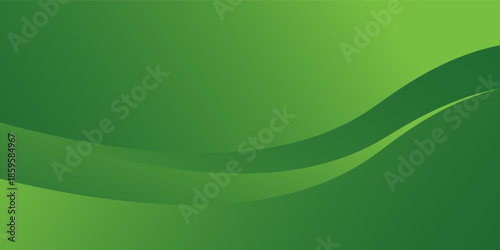 Abstract green wavy background. Vector EPS 10