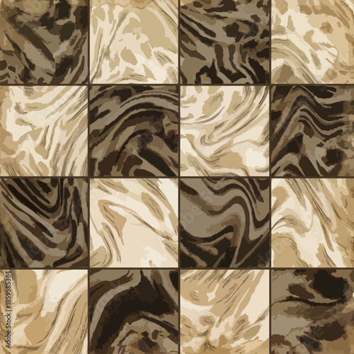 Colorful pattern study, leopard, zebra, textile, fabric, luxury marble and modern pattern. Digital print dress design tiger skin. wavy art design pattern. Bright wavy striped brown