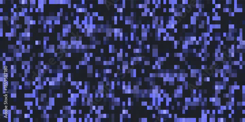 Pixel Pattern Digital Noise Grid Background Dot Texture, Tech Square Mosaic BG Geometric Backdrop, Arcade Cyber Glitch Effect, Retro Y2K 8bit 16bit Graphic Wallpaper, Censor Blur. Vector Illustration
