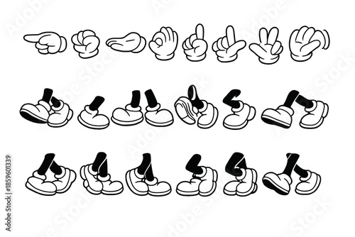 Cartoon Hands and Feet