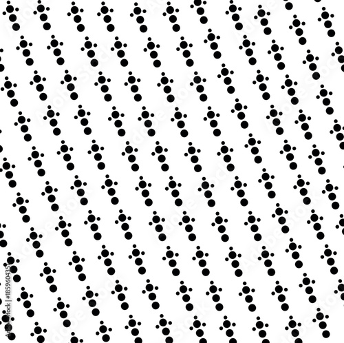 The art imitates paths or chains of crawling insects - caterpillars, ants or other animals.