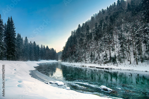 winter in the mountains