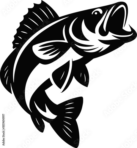 Walleye Editable Vector AI File | Adobe Illustrator | Export to SVG, EPS, PDF, PNG, DXF, JPEG