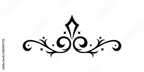 Scout logo design template, sword logo graphic, scout badge icon vector concept