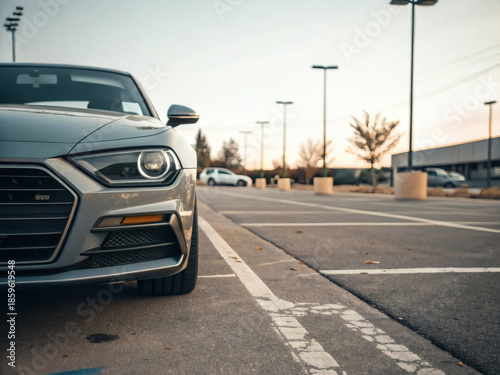 car driving on the road