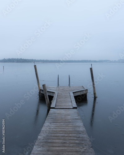 Wallpaper Mural Icy Lake Hopfen in the Bavarian Alps in Winter 2025 - Winter, Ice, Snow. High quality photo Torontodigital.ca