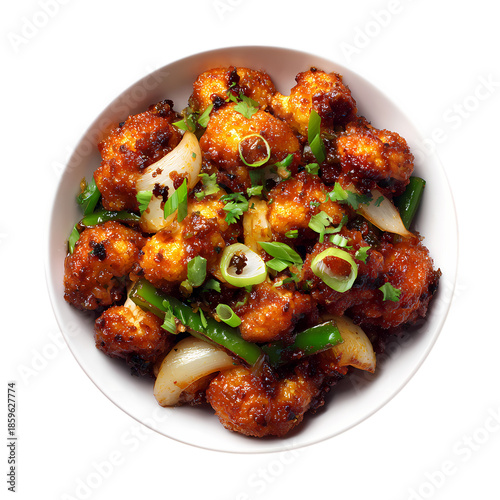 A gourmet dish of delicious chicken curry with healthy isolated on transparent background