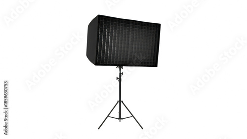 Professional softbox light on stand for photography studio setup
