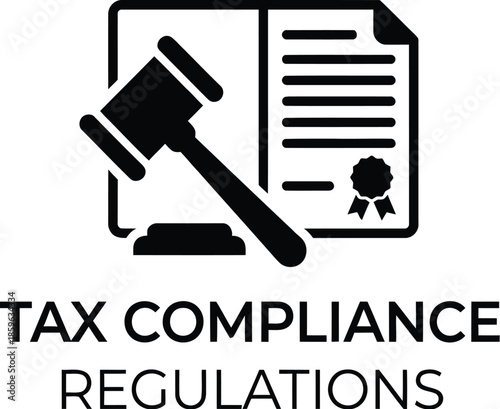 Tax Compliance Regulations Vector Illustration Concept