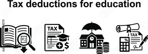 Tax payment credit card transaction vector concept