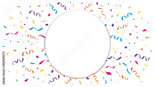 Confetti background, vector colorful confetti, congratulations confetti explosion isolated on white, clipart, birthday banner, carnival, party, Christmas, holiday, anniversary, graduation celebration