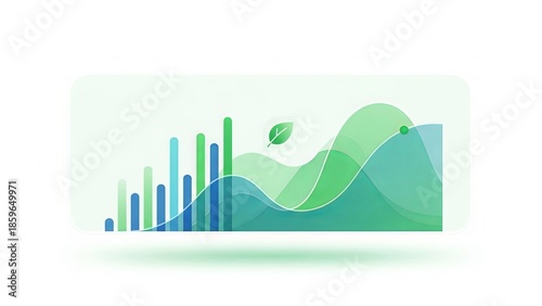 Wallpaper Mural Eco Friendly Financial Trend Visualization Torontodigital.ca