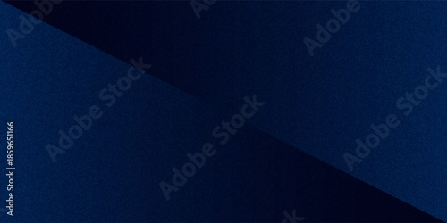 Black dark navy blue silver abstract pattern background. Geometric shape. Line triangle angle fold polygon diamond 3D. Color gradient ombre. Rough grain noise