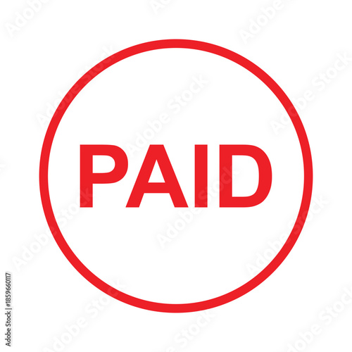 Free Download paid stamp label sign business icon vector - GFXLoad