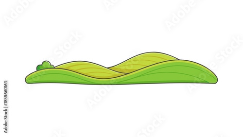 minimal rolling hills background flat vector whi for web and graphic design