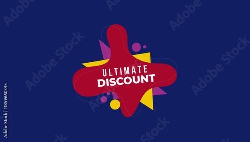 Abstract Sales Popup Design