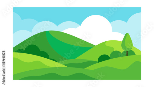 pastel green hills nursery room aesthetic for web and graphic design