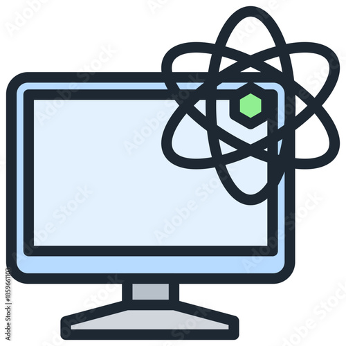 Quantum Computing Icon