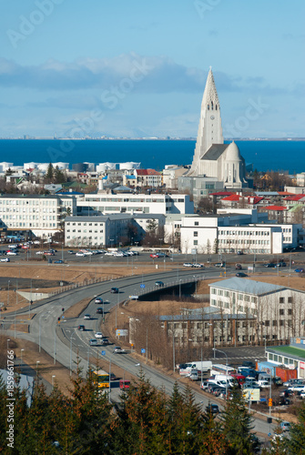 Reykjavik, the capital city of a Iceland