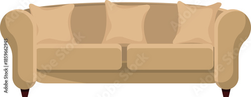 brown leather armchair