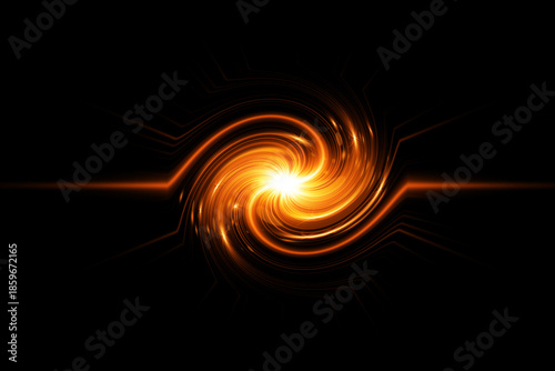 Soft Golden Lens Flare Light Leak Background