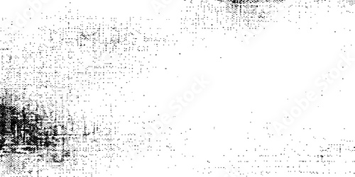 Abstract grunge background with black ink splat pattern featuring a textured paint splash and dirty water drops on a dusty paper surface vector illustration
