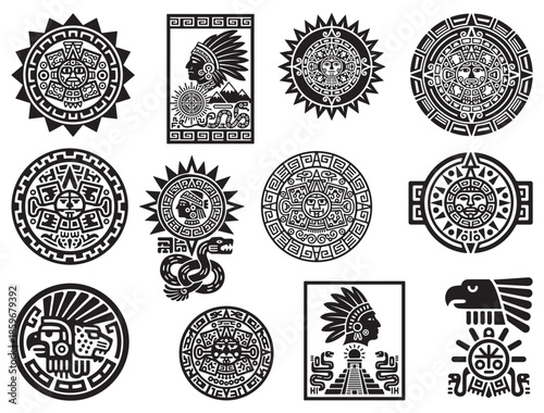 AZTEC SIGN SILHOUETTE