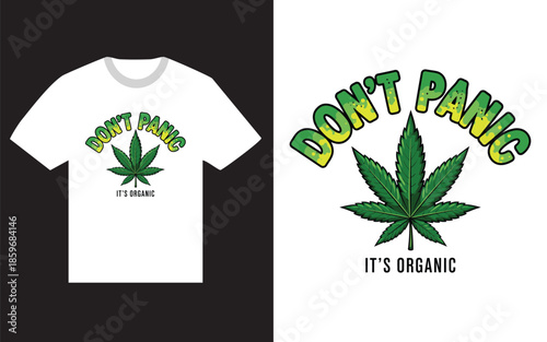 Don't panic, it's organic t-shirt designs