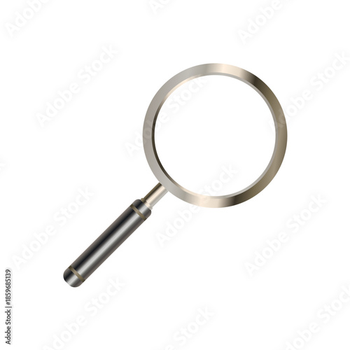 magnifying glass isolated on white