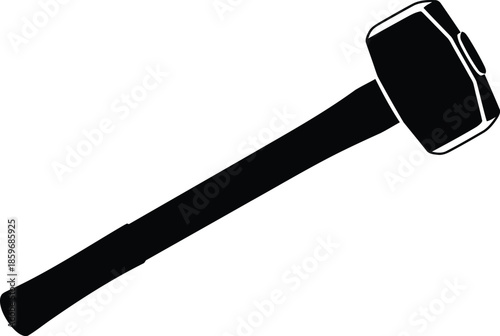 Blacksmith Hammer Silhouette for Crafting and DIY Projects