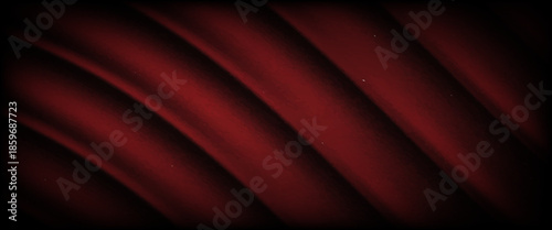 Red studio background. Abstract limbo podium studio room. Dark red gradient wall floor and spotlight scene.vector Eps10