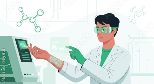 Innovative bioengineering research, developing advanced wearable health monitoring systems in a