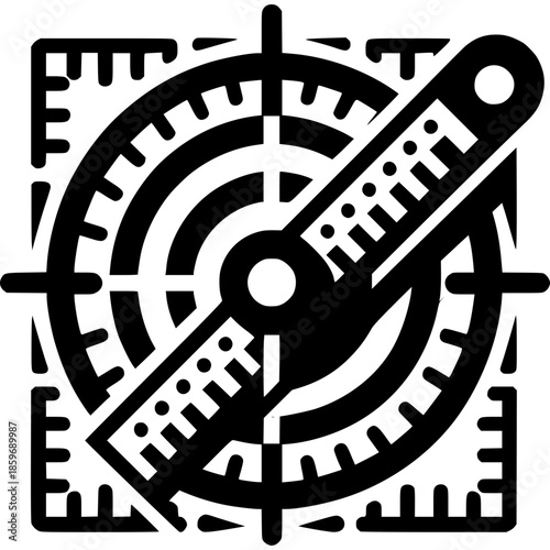 ACCURATE Precision Measurement Correctness Icon