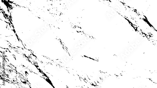 Abstract black and white textured background with diagonal lines and scratches