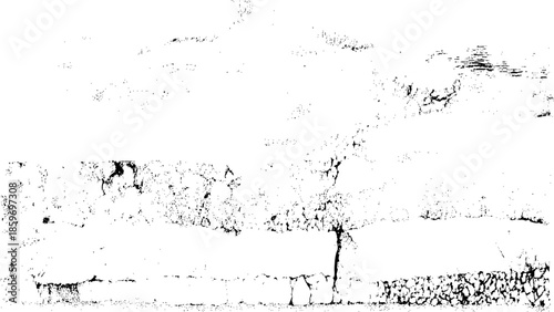 Grunge texture with distressed effect on white surface