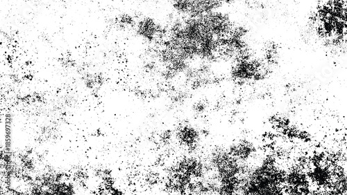 Grunge texture with black speckles on white background