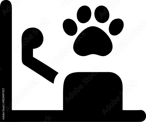 pet service, animal food dish, dog paw print, cat, pet grooming, veterinary, animal boarding, paw logo, pet shop, pet accessories, pet toys, pet walking, pet supplies, 