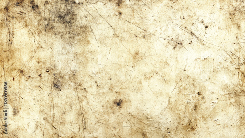 scratched and stained old paper texture background
