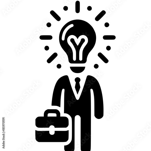 ENTREPRENEURSHIP Founder Startup Business Icon Vector