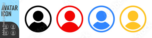 User profile icon set. Set of flat style vector avatar person icons for user profile or login buttons. Color icon set Free Download User profile icon set. Set of flat style vector avatar person icons for user profile or login buttons. Color icon set - GFXLoad