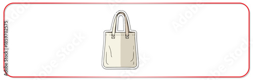 Elegant beige handbag with classic design and clean lines