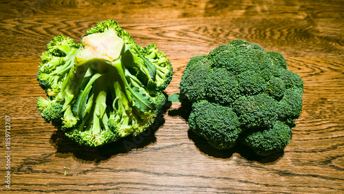 Fresh Raw Green Broccoli Florets