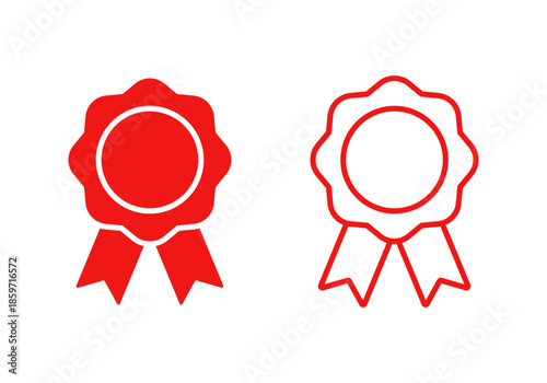 Award badge icon set