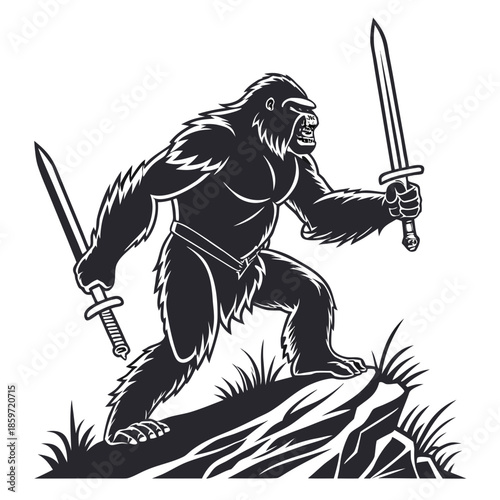 Samurai Gorilla Warrior 1