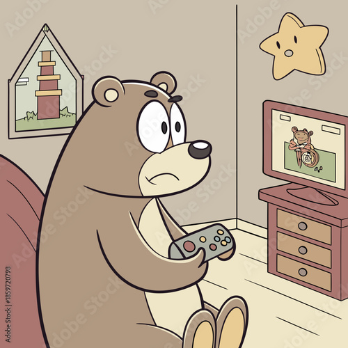 Gamer Bear Joypad Warrior 1